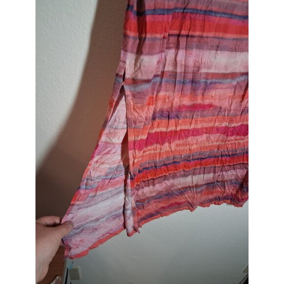 A.N.A. Maxi Skirt Y2K Summer Casual Retro Pink Size Medium - Picture 4 of 8